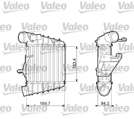 Charge Air Cooler VALEO 817556)