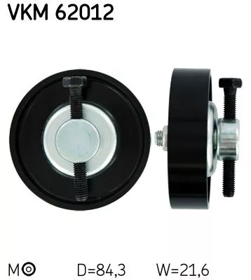 Belt Tensioner, V-ribbed belt SKF VKM 62012)