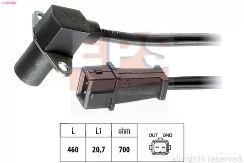 Sensor, crankshaft pulse EPS 1.953.030)