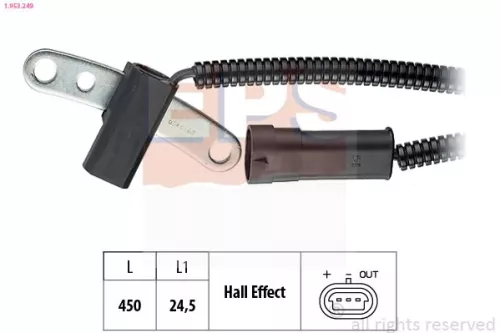 Sensor, engine speed EPS 1.953.249)