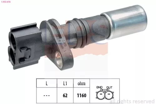 Sensor, crankshaft pulse EPS 1.953.478)