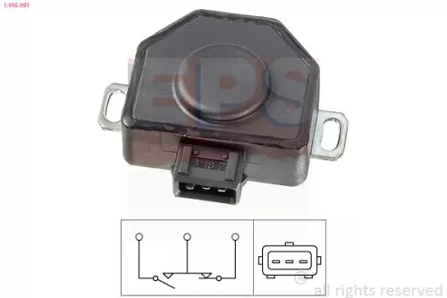 Sensor, throttle position EPS 1.995.091)