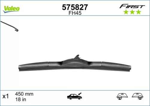Wiper Blade VALEO 575827)