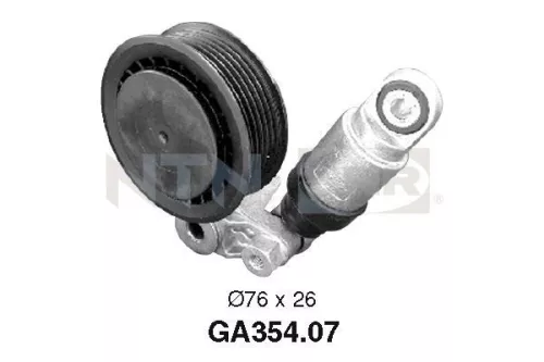 Tensioner Pulley, V-ribbed belt SNR GA354.07)