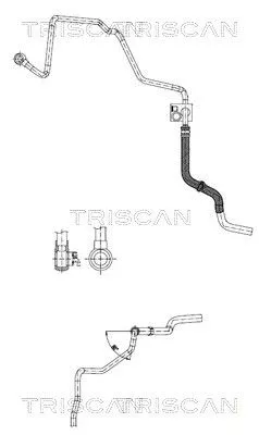 Hydraulic Hose, steering TRISCAN 8516 29055)
