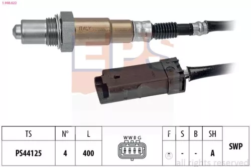 Oxygen Sensor EPS 1.998.622)