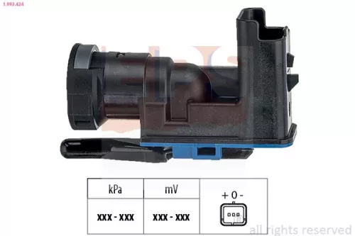Pressure Sensor, brake booster EPS 1.993.424)