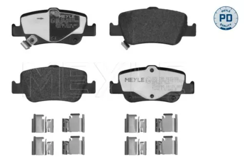 Brake Pad Set, disc brake MEYLE 025 246 6415/PD)