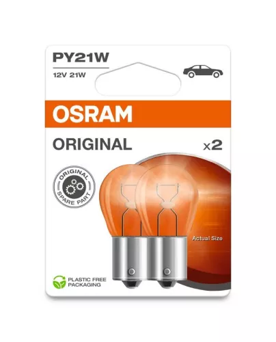 Bulb, direction indicator ams-OSRAM 7507-2BL)