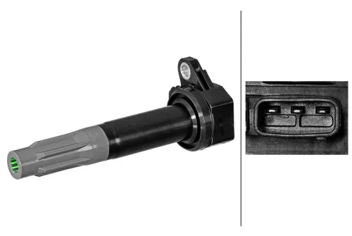 Ignition Coil HELLA 5DA 357 040-031)