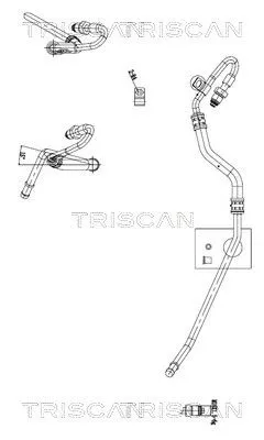 Hydraulic Hose, steering TRISCAN 8516 29085)